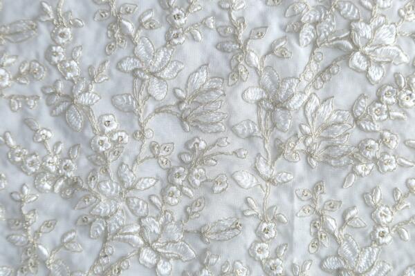 Buy Coding Thread Work sequins embroidery fabric at 645