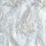 Buy Allover Coding Thread Work Embroidery fabric @ 517 INR