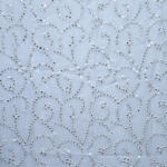 Allover Jaal Mirro work Embroidery fabric