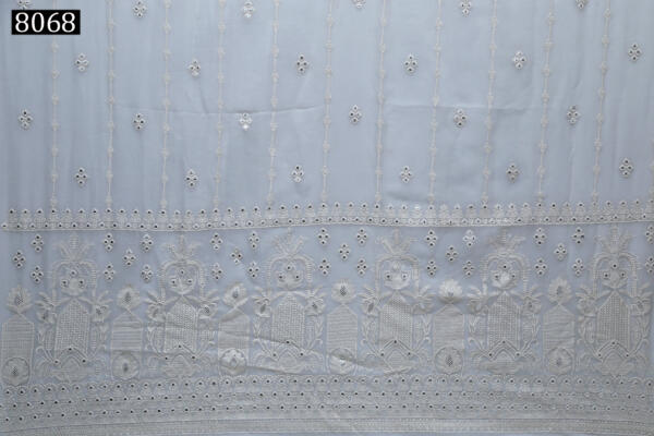AlloverMirror Work on Dyeable Georgette Fabric @ 350 INR