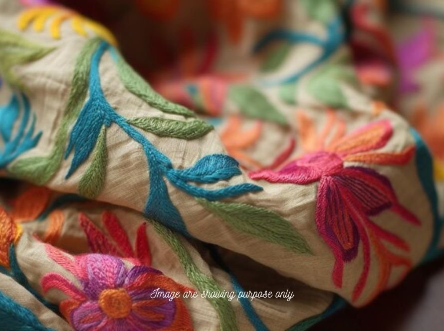 Premium Chiffon Embroidery Fabric | Best Embroidery Designs