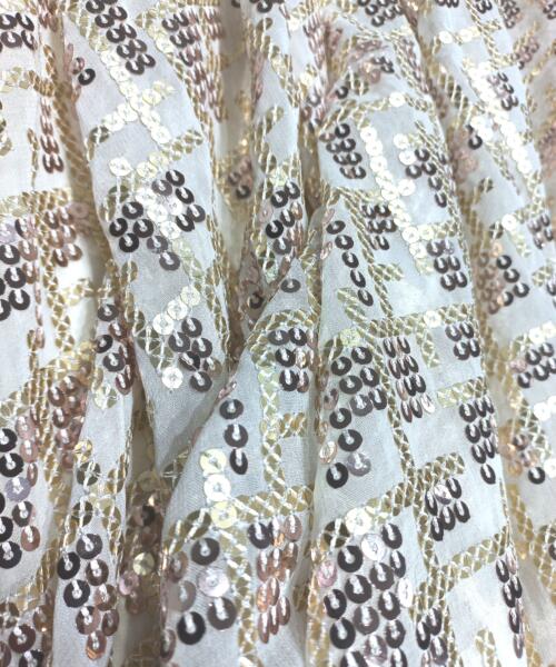 Shop Now Glamorous Look Allover Sequins Fabric @491