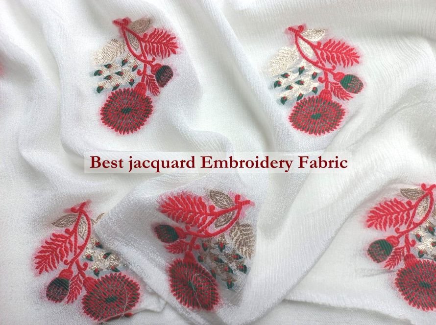 Best Premium Latest jacquard Embroidery Fabrics