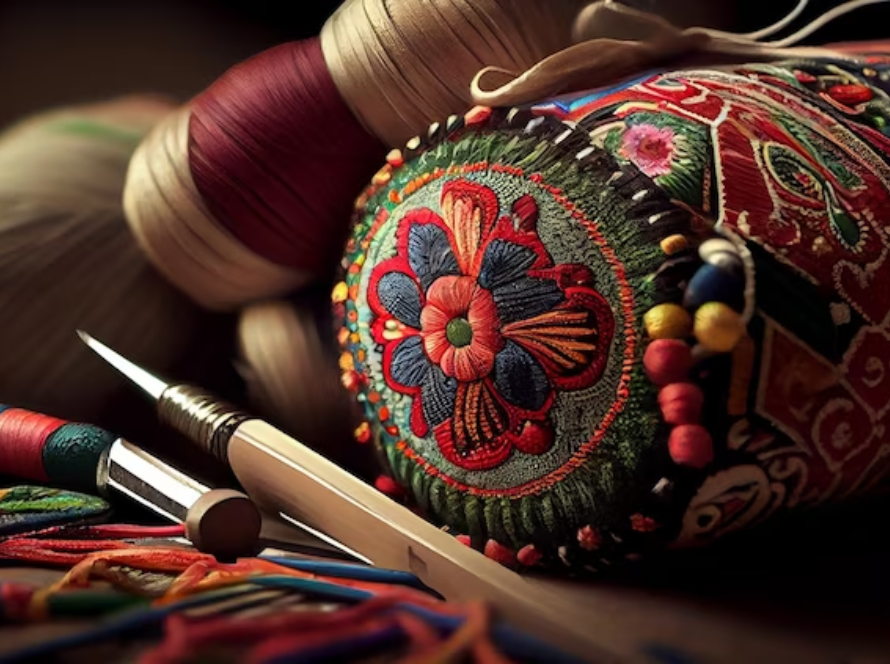 Bringing Elegance to Life: Exploring the Beauty of Embroidery Fabric at Madhav Fashion