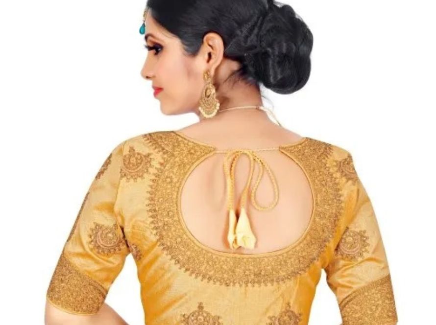 Best Bridal Embroidered Blouse Fabric for Wedding Occasion