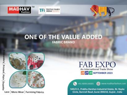 Madhav fashion will be Exhibit Upcoming Fabric show in Tirupur Tamil Nadu 2024