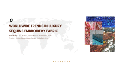 Worldwide Trends in Luxury Sequins Embroidery Fabric