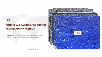 Source All Fabric for Export from Madhav Fashion Surat