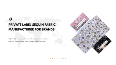 Private Label Sequin Fabric Manufacturer For Brands