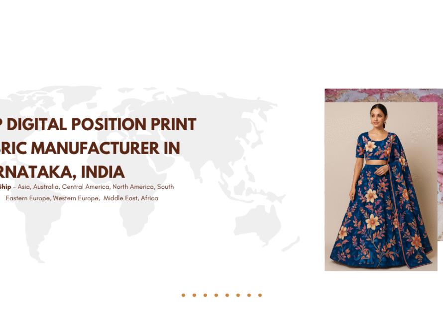 Top Digital Position Print Fabric Manufacturer in Karnataka, India