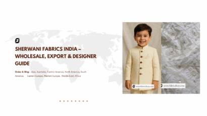Sherwani Fabrics India – Wholesale, Export & Designer Guide