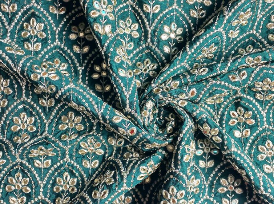 nchanting-Green-Dyed-Embroidery-Fabric-Sparkle-with-Sequin-Elegance-2023, Madhav fashion is leading Embroidery fabric manufacturer in india.ElevateStyle, ArtistryInFabric, SequinElegance, MadhavFashionMagic, UniqueExpressions, CraftedElegance, GreenDyeableChic, SparklingSequinCraft, FashionFinesse, TailoredOpulence, CustomGlamour, ArtisanalEmbroidery, CoutureCharm,