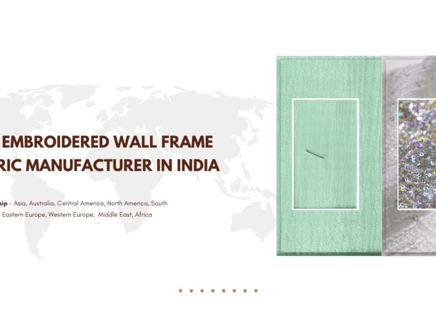 Top Embroidered Wall Frame Fabric Manufacturer in India