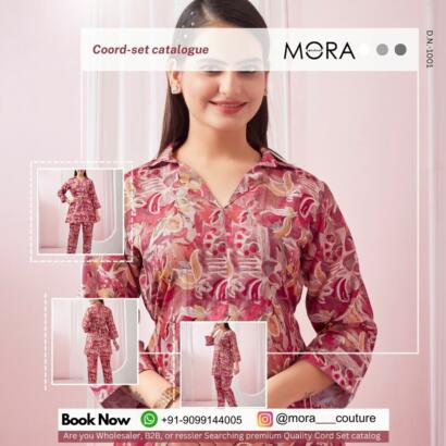 Mora Couture Unveils Exquisite Co-ord Sets Catalog Elevate Your Fashion Game