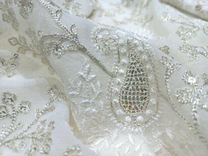 What is Allover Embroidery fabric