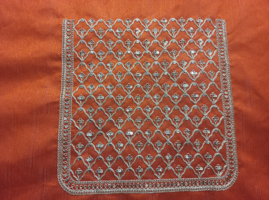 Buy Embroidery fabric for Ethnic hand Bag, Purse and wallet