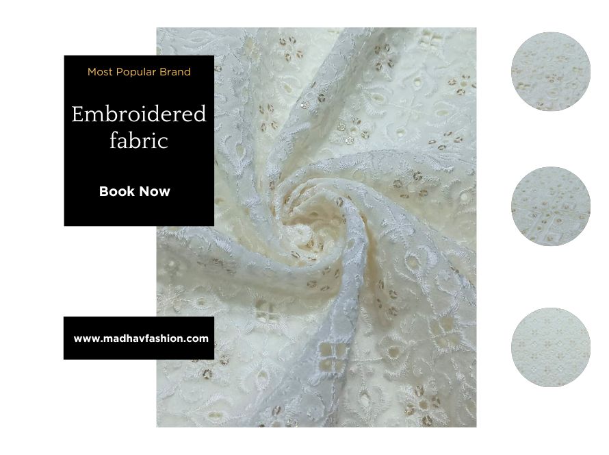 Buy Schiffli Fabric Online at Best Price