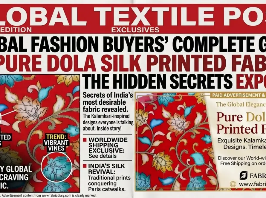 Dola Silk Printed Fabric