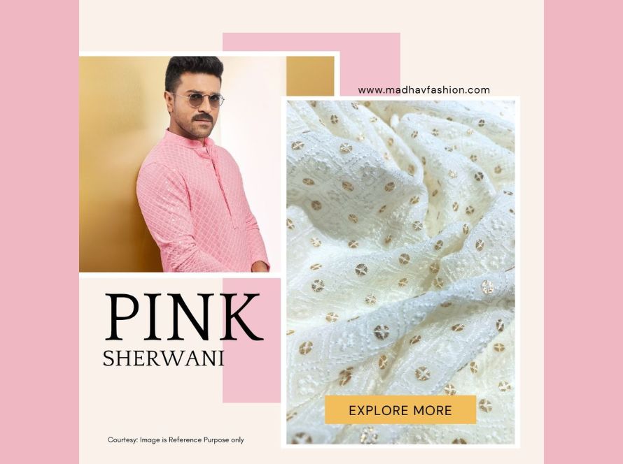 Madhav Fashion Sherwani Embroidered Fabric Make Your Sherwani Special
