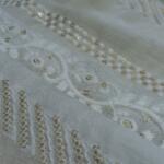 Cotton embroidery fabric for premium women clothes india