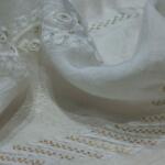 Cotton embroidery fabric for premium women clothes online