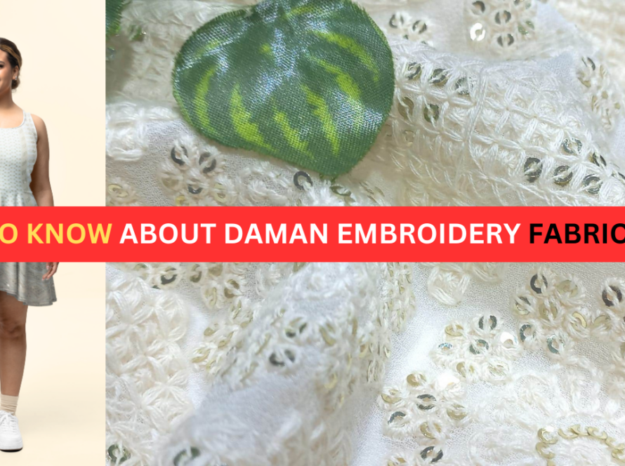 Daman Embroidery Fabrics for Women Clothes