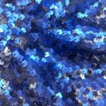 Dark blue sequin fabric for women dress