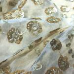 Net sequins butti fabric for ladies clothes in india