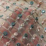 Buy Zari work embroidery fabric for women blouse in india - Image 2