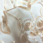 Sequins Daman Embroidery fabric