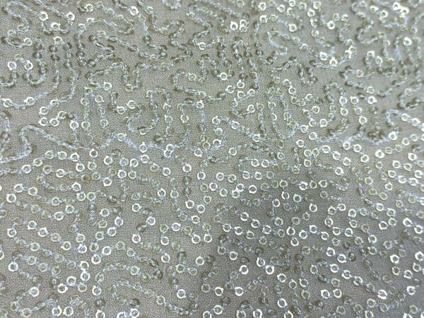 Sequins embroidery fabric india