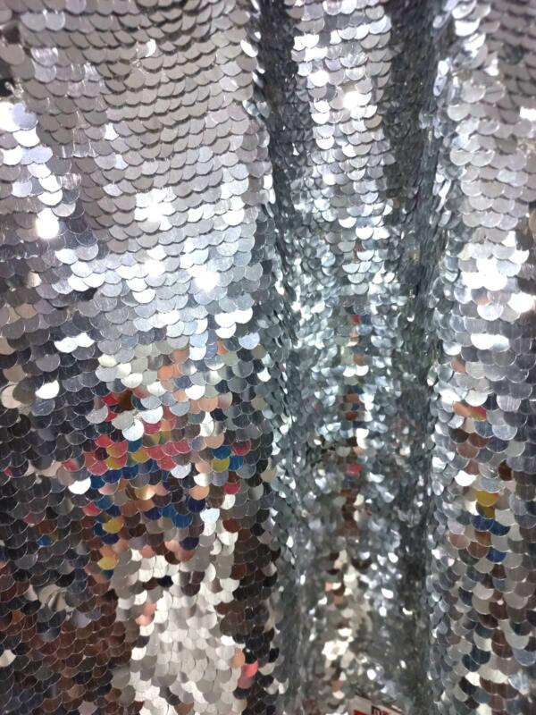 Silver sequins embroidery fabric near me