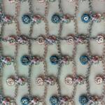 Zari work embroidery fabric for blouse wholesale