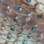 Zari work embroidery fabric for women blouse online