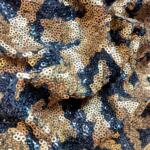 Black and gold sequin fabric for women garments near me