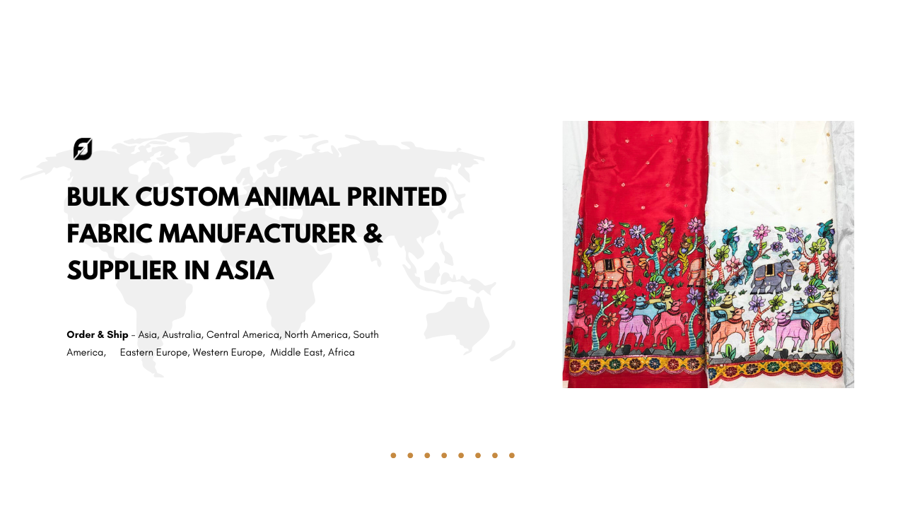Bulk Custom Animal Printed Fabric Manufacturer & Supplier in Asia