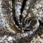 Buy Gold sequin fabric for women garment price in Gujarat