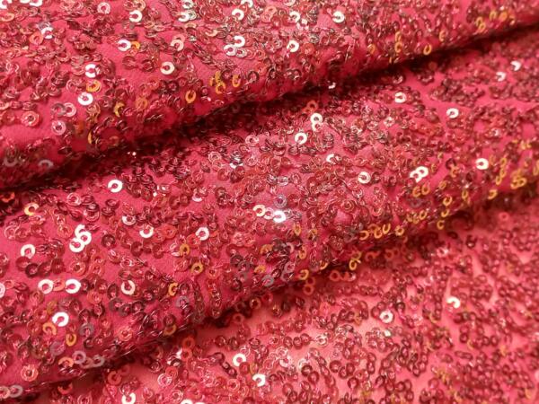 Buy Madhav Fashion allover Sequins Embroidery fabric