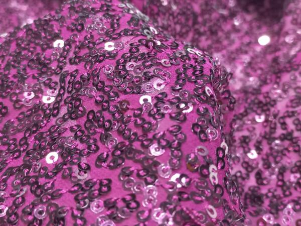Buy Luxurious Pink Sequin Fabric from Madhav Fashion
