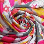 Buy Printed Viscose Muslin fabric at best rate