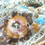 Designer Embroidery fabric for Lehenga