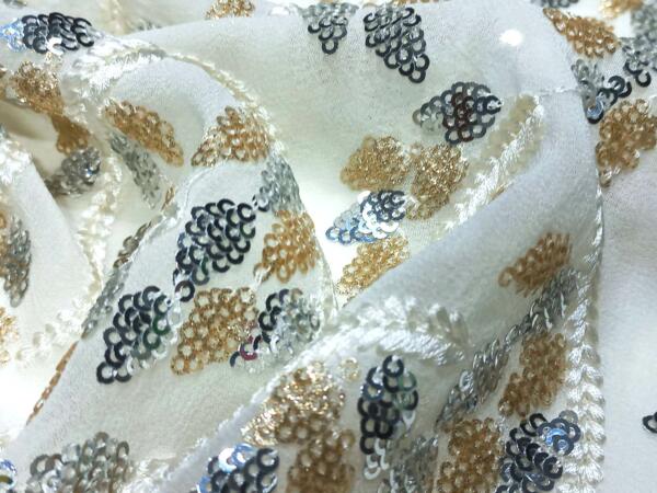 Discover the Versatility of Dyeable Sequins Embroidered Fabrics for Bridal and Fashion