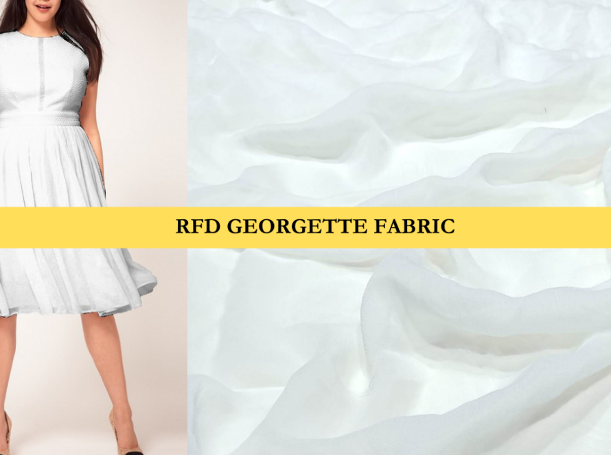 Dyeable Pure Georgette Fabric in India