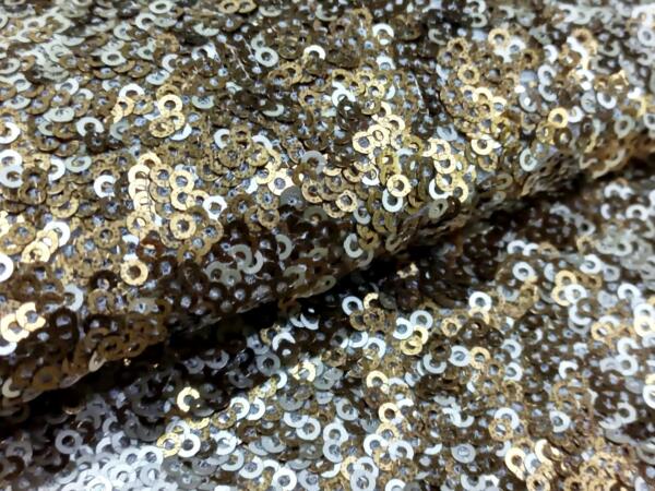 Gold sequin fabric for luxurious garment near me