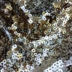 Gold sequin fabric for women garment price in india