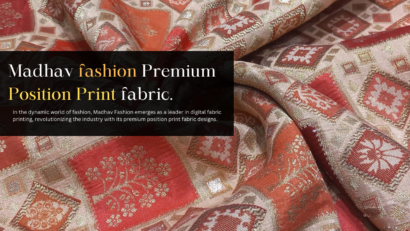 Madhav fashion Premium Position Print fabric.