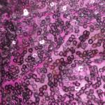Pink sequin fabric for women garment