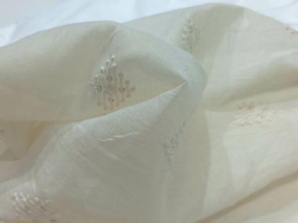 Pure cotton thread butti fabric price