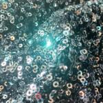 Exclusive All over Sequins Embroidery on Viscose Georgette Fabric