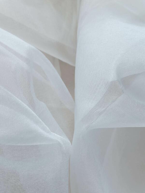 White dyeable nylon organza fabric price